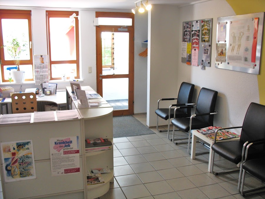 Innenansicht der Praxisräume in Saulheim